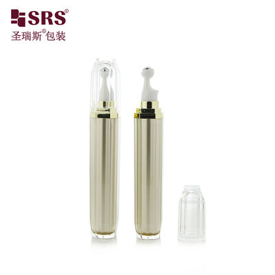 comprar L002 15ML 20ML Rolo acrílico de parede dupla em frasco Aplicador de soro para os olhos Embalagem de luxo online manufacture