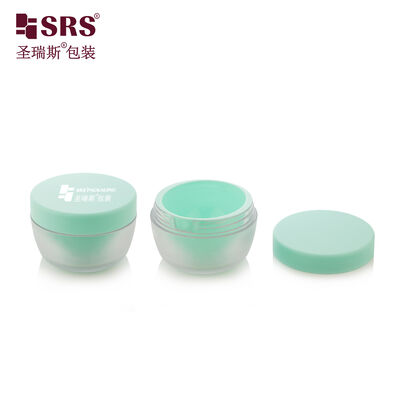 comprar SRSJS 50g Pote Externo Fosco Vazio para Tinta Com Pote Interno Verde Personalizado por Injeção para Creme Diurno online manufacture