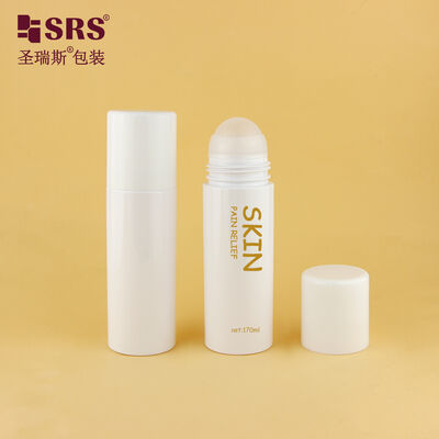 comprar Frasco de desodorante em gel PET de 130ml 170ml vazio de plástico com rolo para embalagem de cuidados com a pele personalizável online manufacture