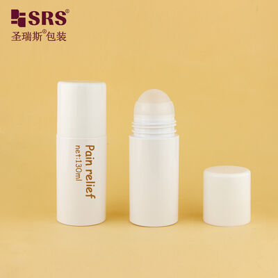 Comprar 130 ml PET Roll On Bottle Garrafas de rolos vazios de grande capacidade para cuidados com o corpo Gel de desodorante líquido online manufacture