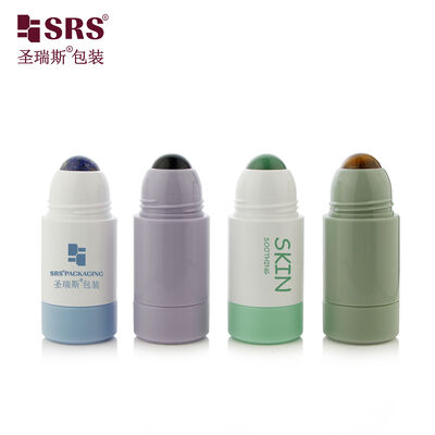 Comprar Frasco Roll-on com Pedra Preciosa Substituível Recipiente Cosmético Vazio para Desodorante online manufacture