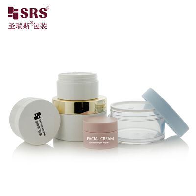Comprar Frasco cosmético PET transparente com tampa brilhante para manteiga corporal, máscara facial e armazenamento de creme para olhos online manufacture