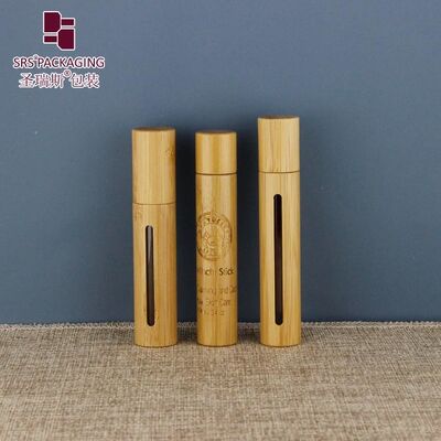 Comprar Frasco Roll-on Natural Orgânico de Bambu 10ml com Frasco Interno de Vidro, Bola de Aço Inoxidável, Frasco Vazio Recarregável para Aromaterapia e Cosméticos online manufacture