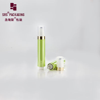 comprar creme para os olhos sem ar de plástico verde metalizado brilhante cosmético 10 ml rolo em frasco online manufacture