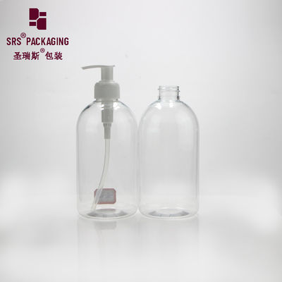 comprar Desinfetante de mãos vazio transparente garrafas de plástico redondas de 500 ml para animais de estimação online manufacture