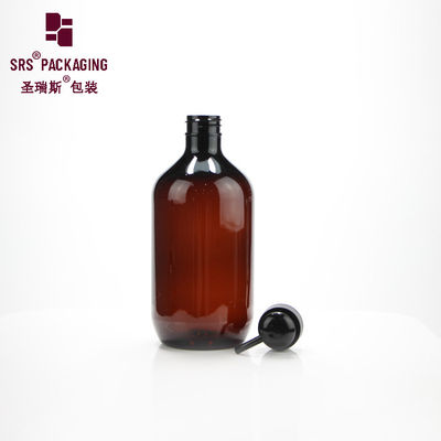 comprar curto prazo de entrega âmbar de ombro redondo plástico sabão líquido vidro vazio biberão 500ml online manufacture