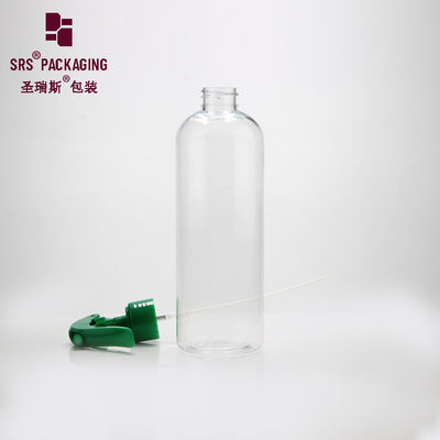 comprar 250 ml de PET transparente bomba de parafuso verde limpador vazio spray névoa biberão online manufacture