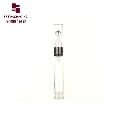 comprar frasco de plástico branco transparente e durável de tamanho de viagem, mini, com rolo de creme para os olhos, de 5 ml, sem ar online manufacture