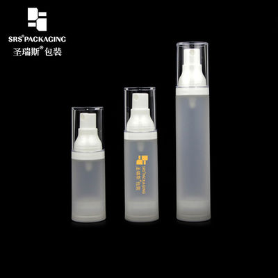 comprar 15 ml 30 ml 50 ml plástico spray álcool vazio garrafas de bomba sem ar geladas online manufacture