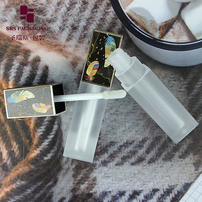 comprar 2 ml de tubos de brilho labial quadrados com padrão vazio cosmético online manufacture