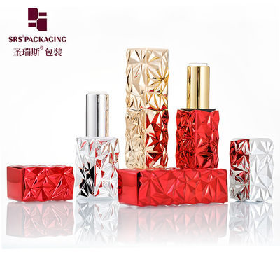 comprar 3.5g de design exclusivo brilhante vermelho ouro prata luxo contêiner de batom vazio online manufacture