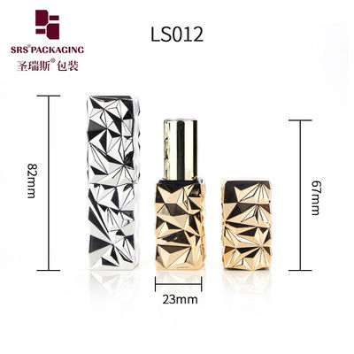 comprar forma quadrada ouro brilhante luxo batom de alta qualidade tubo vazio online manufacture