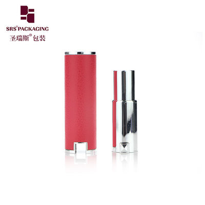 comprar Stock vermelho luxo por atacado tubo de batom em forma redonda online manufacture