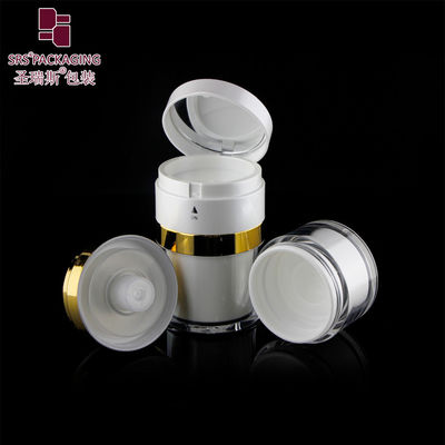 comprar frasco acrílico sem ar creme facial soro de cor personalizada frasco de 30 ml com bomba online manufacture
