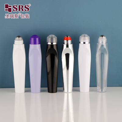 12 ml Oblate PETG Serum de Olho Gel Roller Massage Bottle Roll On Deodorant