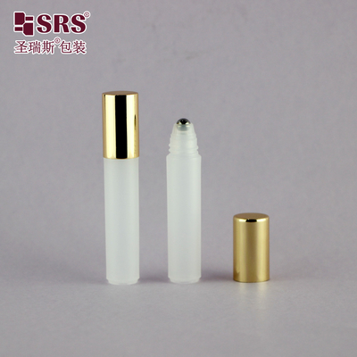 3 ml Vazio Cosmético Fábrica Roller Bola de Aço Serum de Amostra de Olho Botelho Plástico
