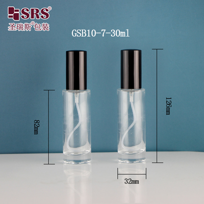 Dispensador Quadrado Elegante Fumaça Fina Desinfetante de Mãos de Luxo recipiente 15 ml 30 ml frasco de spray de vidro