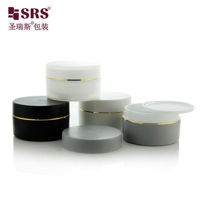 Exfoliante de cabelo e corpo plástico embalagem de cosméticos vazia recipiente frasco de creme de luxo