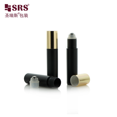 Círculo PCR Eco-friendly Roller Ball Custom Color Elegante Pocket Gel Roll-On Botão de Plástico