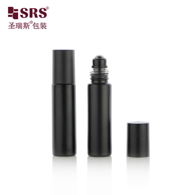 Parede redonda e espessa Personalização Elegante Perfume Massagem Bola de Aço em Rolo em Garrafa de Vidro 10ml