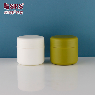 Creme facial cosmético frascos reutilizáveis para esfregar o corpo frasco de plástico 250ml