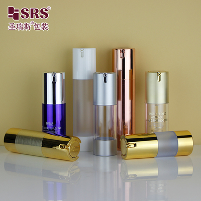 Serum Facial Cosmético Vazio Fundação Garrafas de Maquiagem Personalização Garrafa sem ar 30ml
