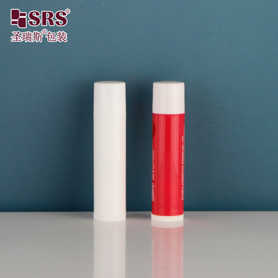 5 ml 15 ml Mini Injeção de cor personalizada de plástico Twist Up Stick Tube embalagem do bálsamo labial