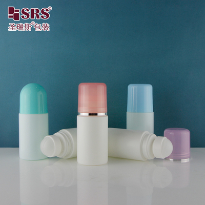 2 oz Rotunda Matte PP PCR Gel Antitranspirante Rolo de Plástico Em Bottle Deodorante Roller de Personalização