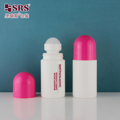 60 ml Redondo Semi-Transparente de Personalização de Cores de Plástico de Gel para Cuidados da Pele Botão de Desodorante