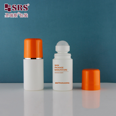 60 ml 2 oz Cor PPP PCR Eco-friendly Botella de plástico Desodorante Roll On Packaging