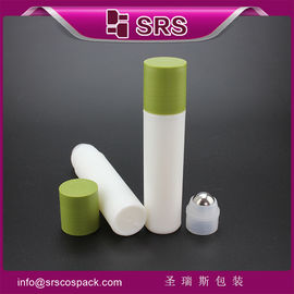 SRS feito na China gelo vazio 30 ml de desodorante rol de bastão em garrafa com tampa de plástico verde