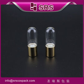 SRS venda a quente 3 ml vidro vazio Roll On Bottle para óleo essencial com rolos de aço inoxidável