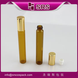 SRS, por grosso, garrafa de vidro de rolos de 10 ml, de cor âmbar, para óleo essencial, de boa qualidade