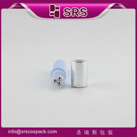 SRS embalagem cosmética fornecedor plástico de 10 ml rolos de esferas triplos em frasco para massagem facial