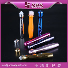 SRS Botão de plástico de 15 ml e PETG Botões de bola de rolos de perfume de 15 ml para creme de olhos