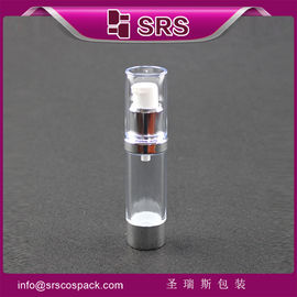 SRS luxo Cosméticos Embalagem plástica 15 ml 20 ml 30 ml redonda Loção facial Botas de bomba sem ar