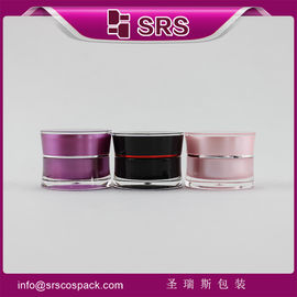 J092-10g frascos plásticos de mini bolso cor-de-rosa e preto