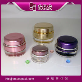 Embalagem Shengruisi J020-5ml 10ml 15ml 30ml 50ml 100ml 200ml frasco de creme acrílico vazio