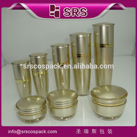 SRS Fabricantes por grosso 15ml 30ml 50ml 80ml 120ml ouro luxo plástico plástico plástico acrílico
