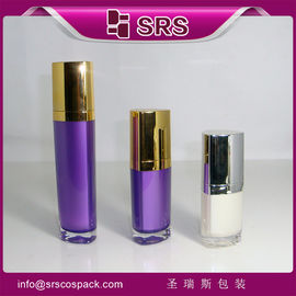 Shengruisi Triângulo de cor personalizado 15ml 30ml 50ml Loção plástica acrílica Pacotes para cuidados com a pele