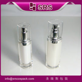 SRS 30 ml 50 ml Forma de olho acrílico vazio Loção plástica cosmética Botelho Para cuidados pessoais