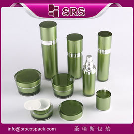 SRS China conjunto de embalagens cosméticas por atacado frasco de creme de plástico vazio e frasco acrílico