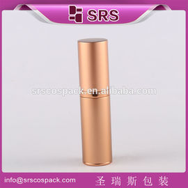 SRS China fabricante de garrafas garrafa de loção de cilindro de alumínio vazio para cosméticos