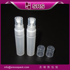 SRS venda por grosso de garrafas plásticas vazias de 5 ml para perfume com tampa