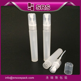 China fornecer 8ml frasco de plástico branco spray para Parfume atomizer