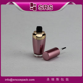 Embalagem Shengruisi NP-001 frasco plástico de esmalte de unhas de 8 ml com tampa do pincel