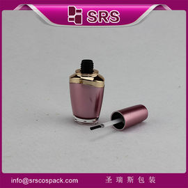 China fábrica fornecer 8ml plástico de luxo garrafa vazia para esmalte de unhas