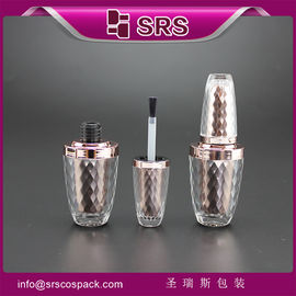 Embalagem Shengruisi NP-003 frasco plástico de gel de unhas de 8 ml com tampa e escova