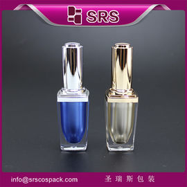 Embalagem Shengruisi NP-004 frasco de esmalte de unhas acrílico vazio com tampa de escova