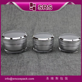 J031 5g 10g 15g 30g 50g frasco de creme de plástico cosmético